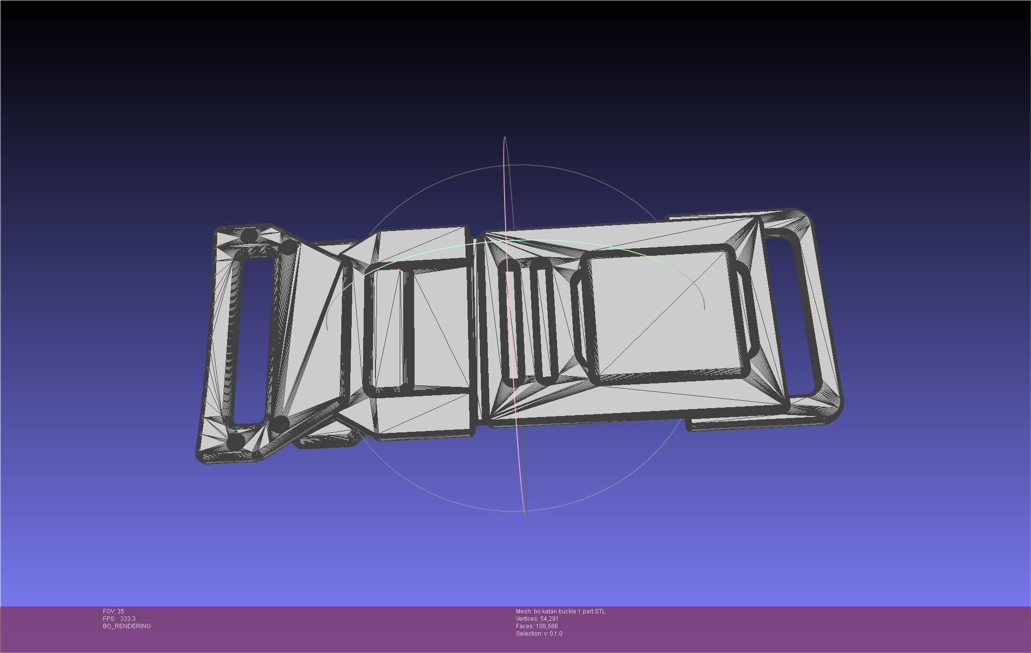 Star Wars The Mandalorian Bo Katan Belt Cover 3D print model_31