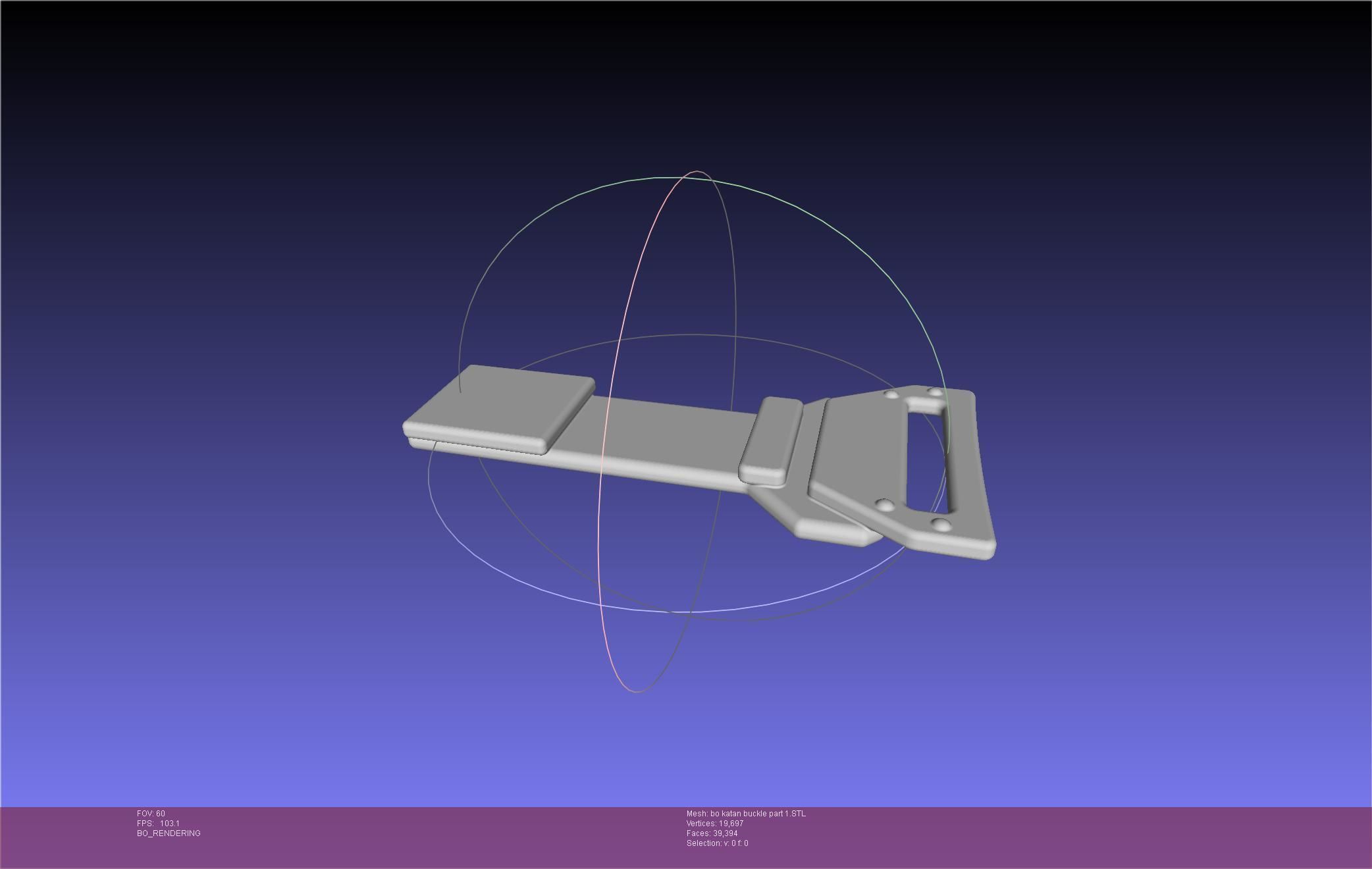 Star Wars The Mandalorian Bo Katan Belt Cover 3D print model_41