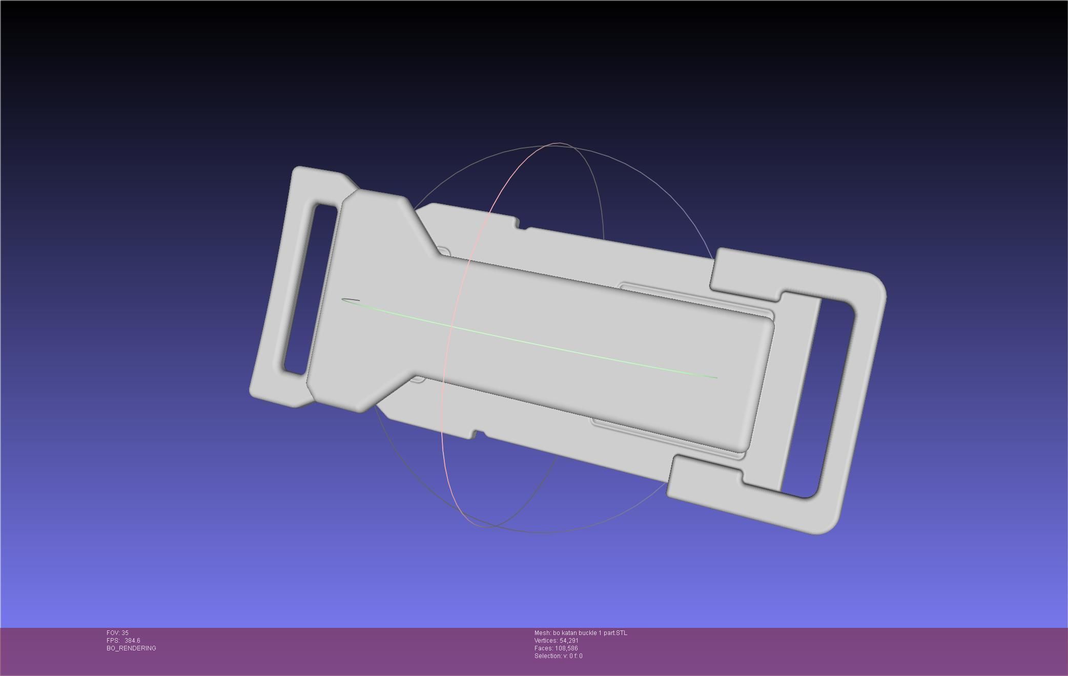 Star Wars The Mandalorian Bo Katan Belt Cover 3D print model_36