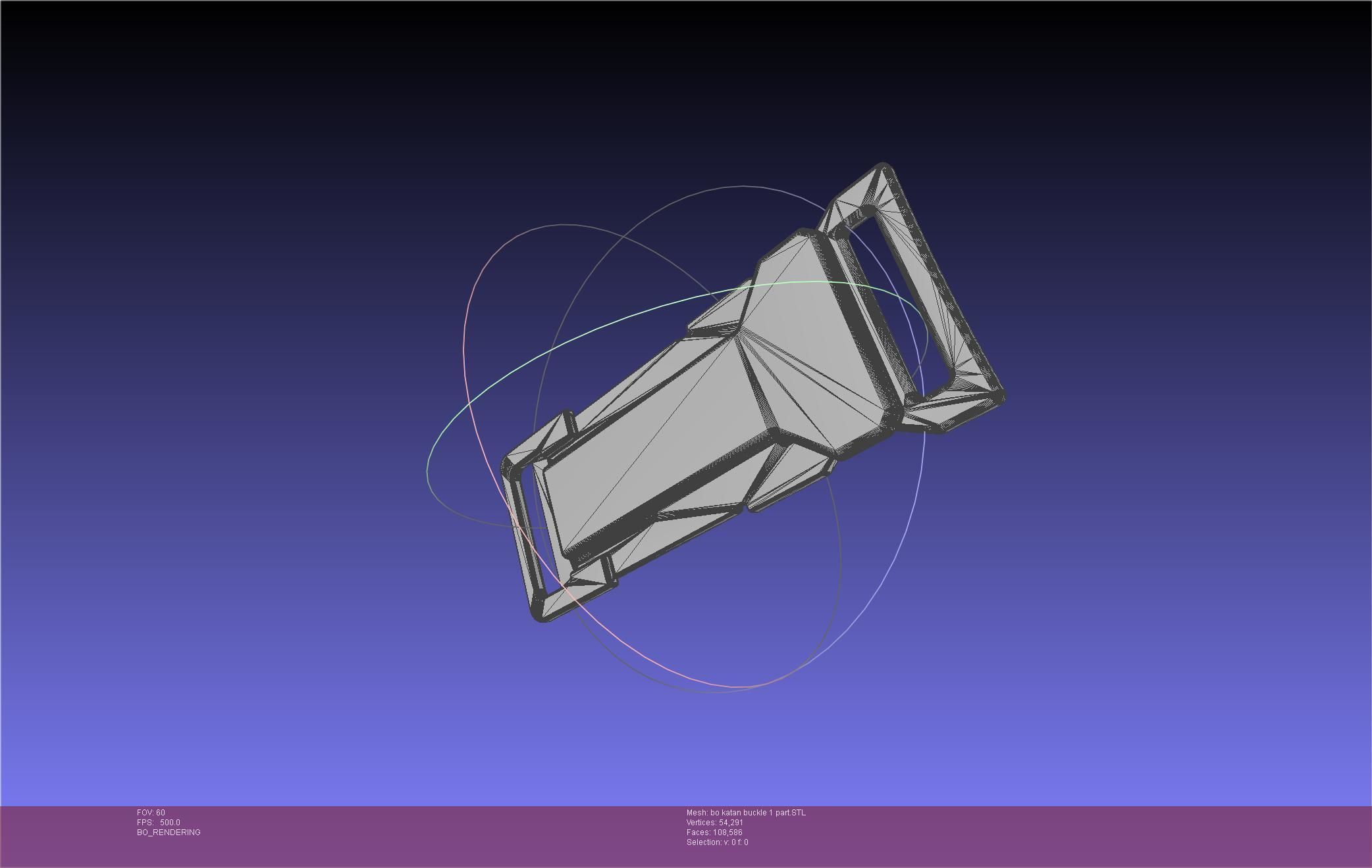Star Wars The Mandalorian Bo Katan Belt Cover 3D print model_24