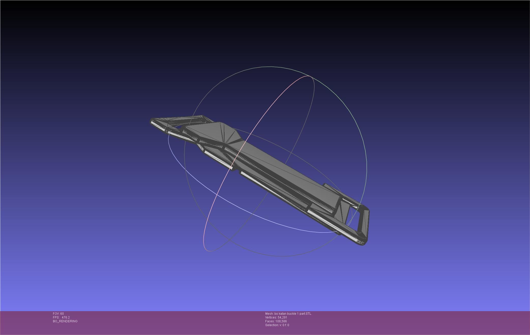 Star Wars The Mandalorian Bo Katan Belt Cover 3D print model_25