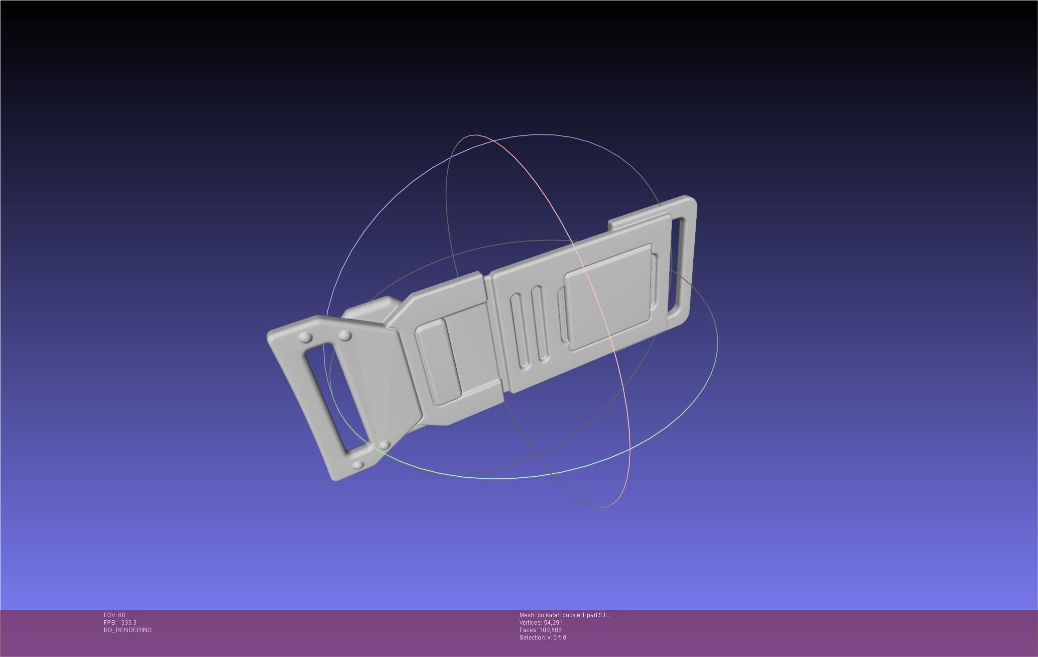 Star Wars The Mandalorian Bo Katan Belt Cover 3D print model_10
