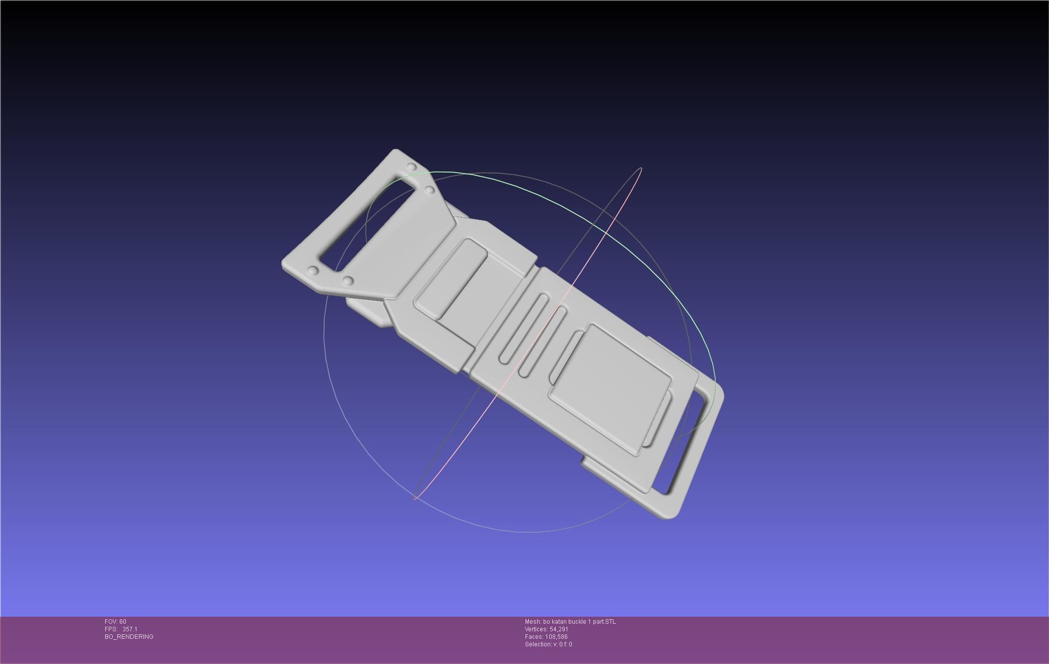 Star Wars The Mandalorian Bo Katan Belt Cover 3D print model_8