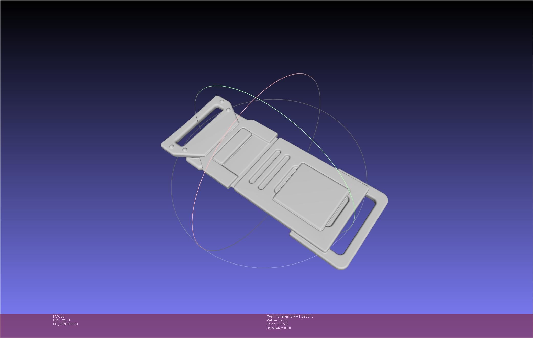 Star Wars The Mandalorian Bo Katan Belt Cover 3D print model_1