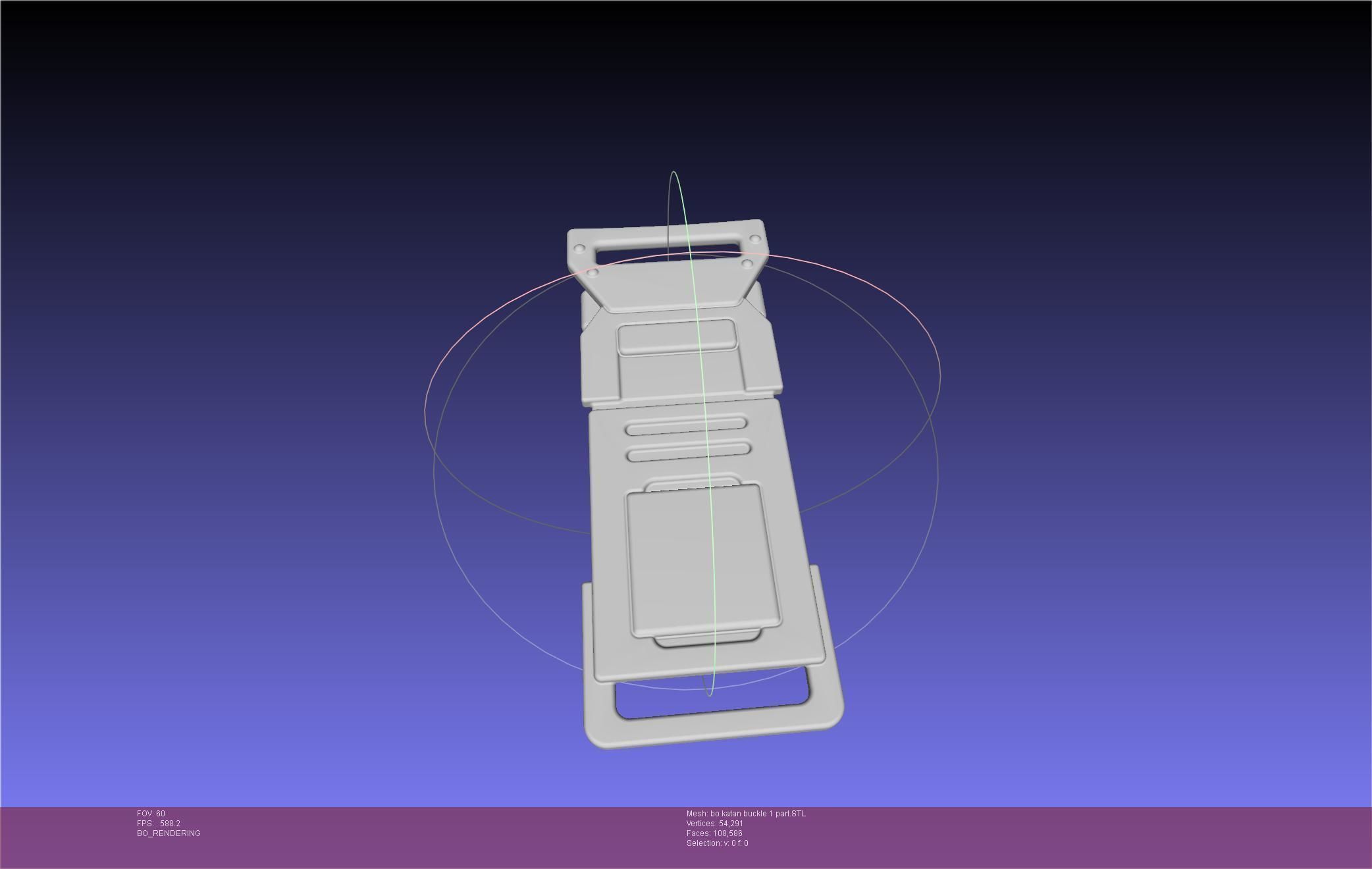 Star Wars The Mandalorian Bo Katan Belt Cover 3D print model_7