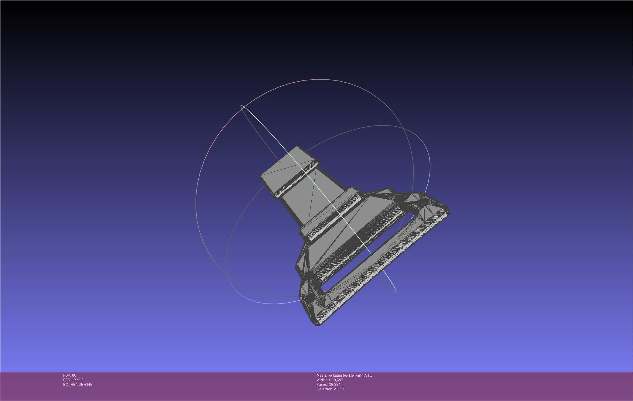 Star Wars The Mandalorian Bo Katan Belt Cover 3D print model_46