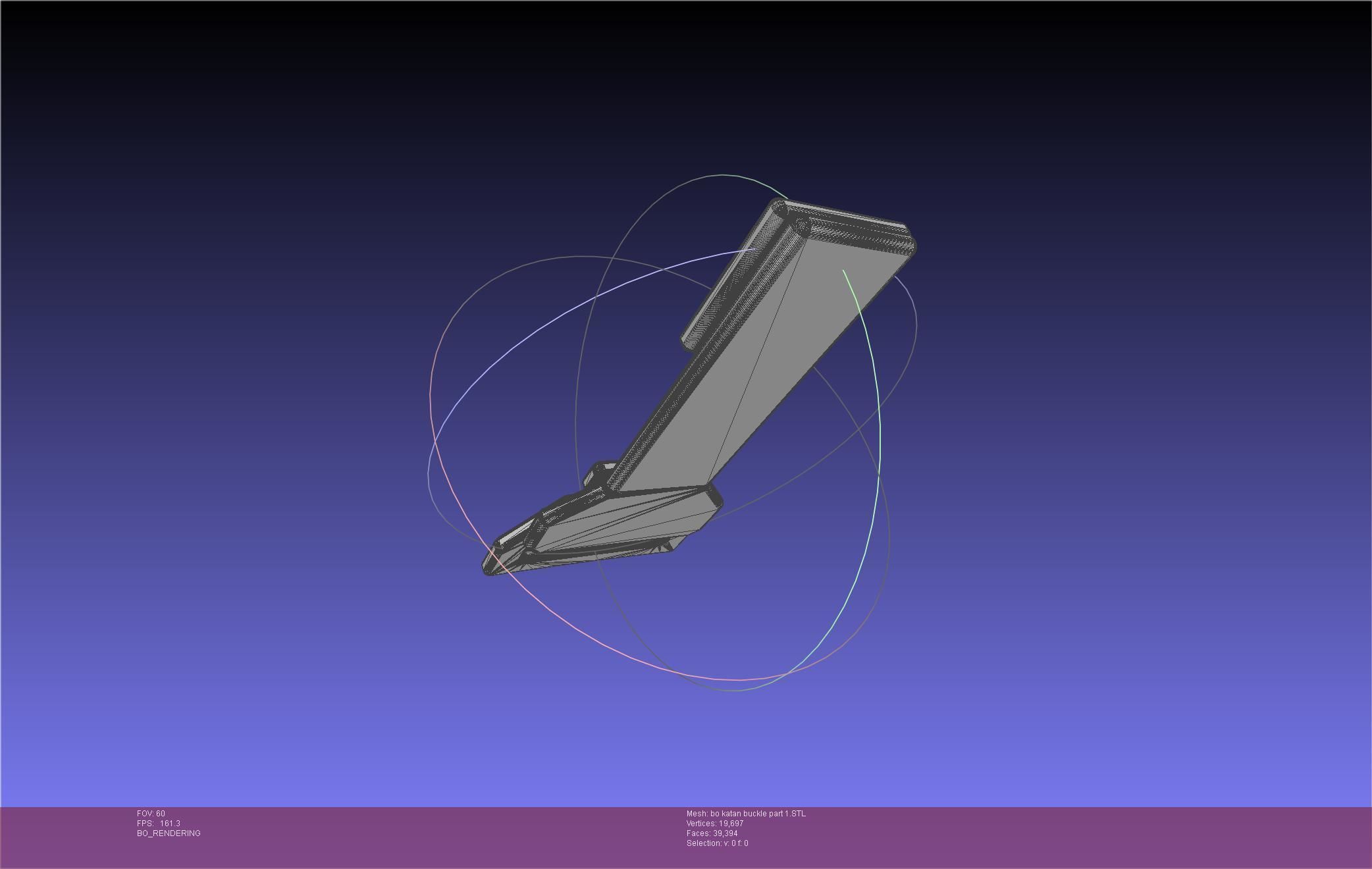 Star Wars The Mandalorian Bo Katan Belt Cover 3D print model_49