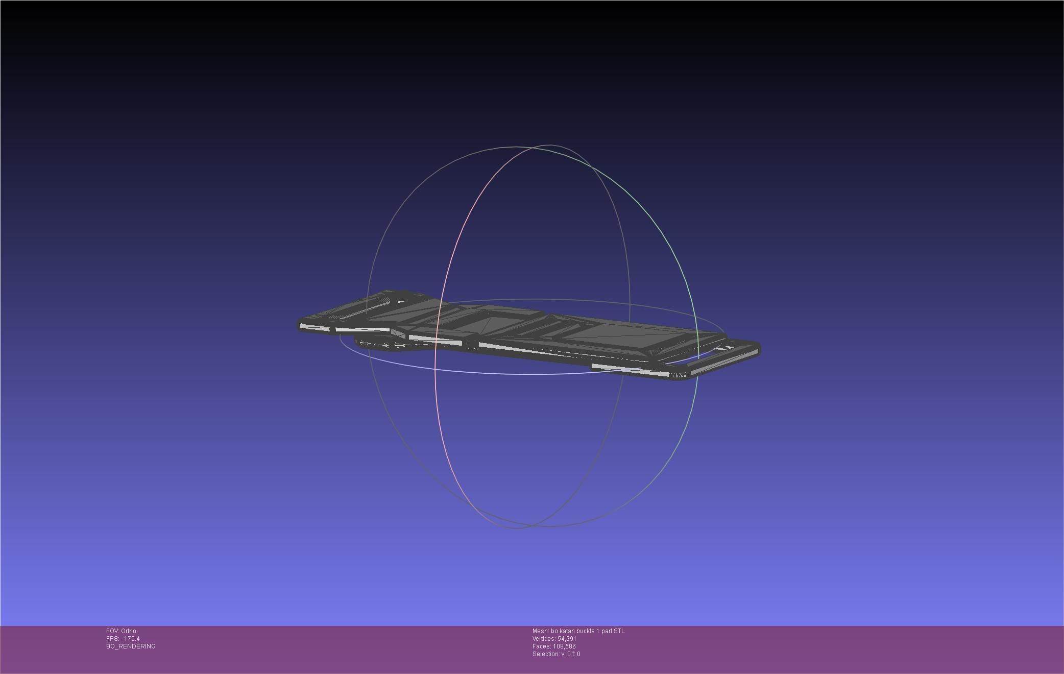 Star Wars The Mandalorian Bo Katan Belt Cover 3D print model_30