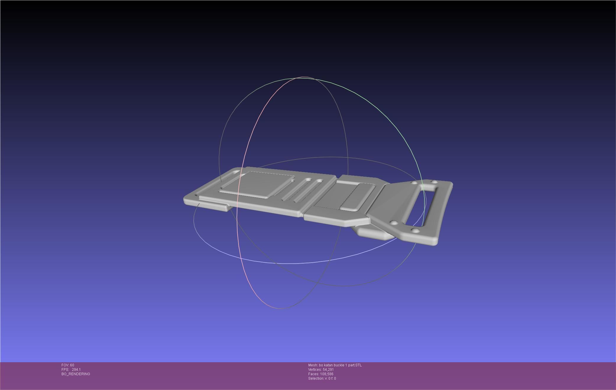 Star Wars The Mandalorian Bo Katan Belt Cover 3D print model_5