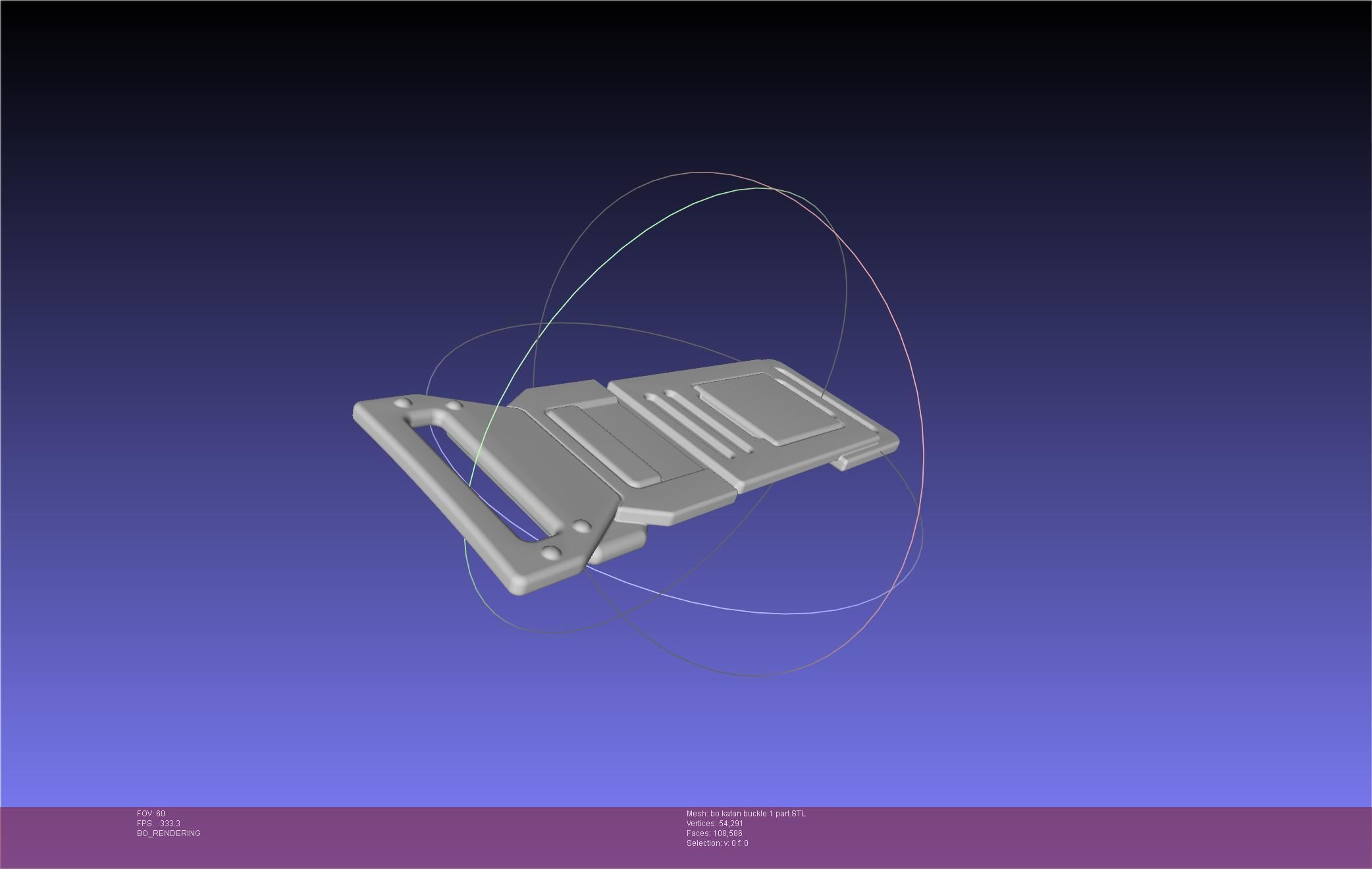 Star Wars The Mandalorian Bo Katan Belt Cover 3D print model_2