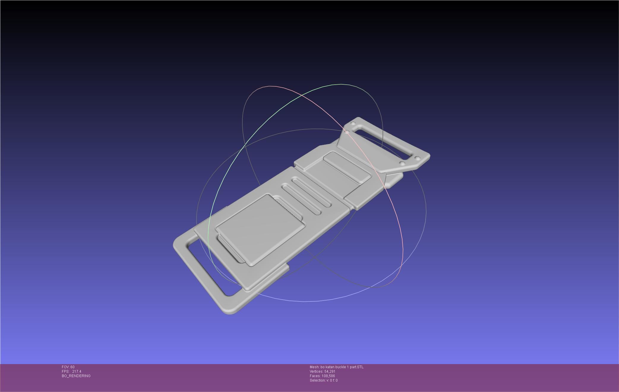 Star Wars The Mandalorian Bo Katan Belt Cover 3D print model_6