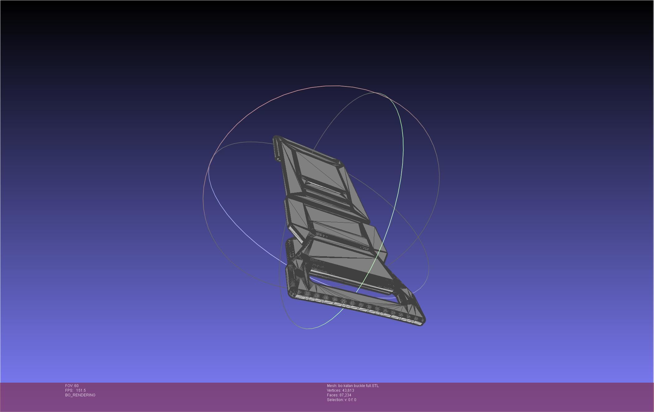 Star Wars The Mandalorian Bo Katan Belt Cover 3D print model_87