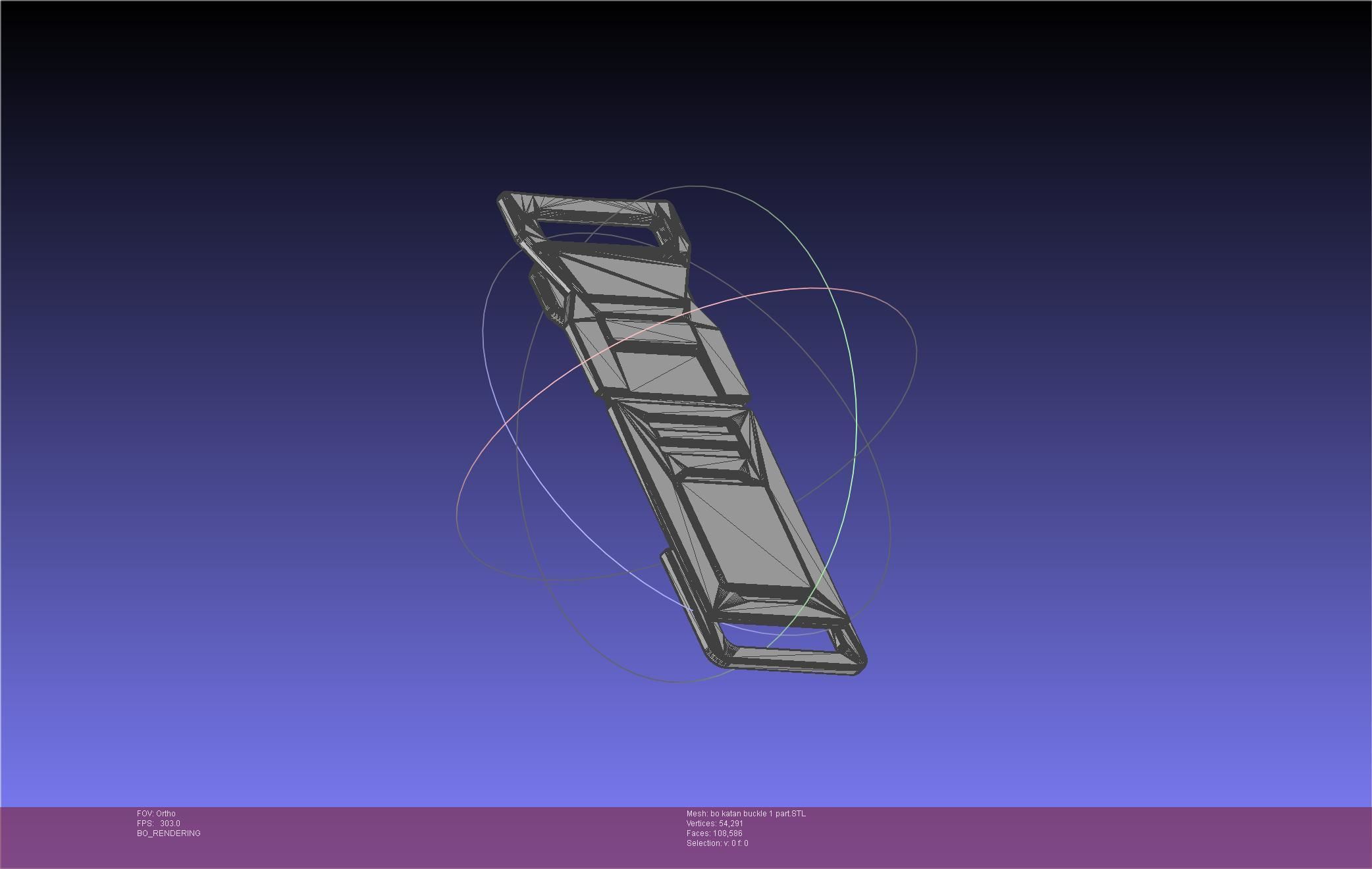Star Wars The Mandalorian Bo Katan Belt Cover 3D print model_28