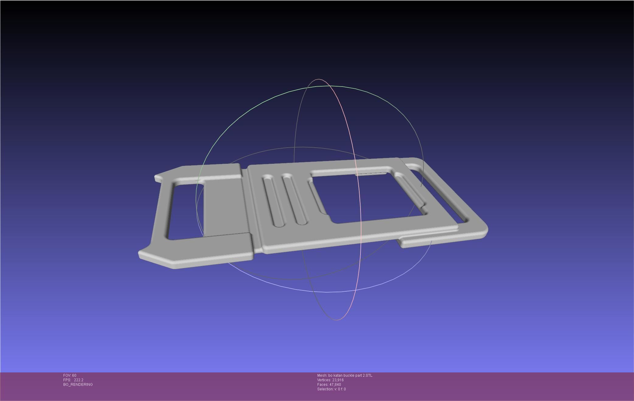 Star Wars The Mandalorian Bo Katan Belt Cover 3D print model_57