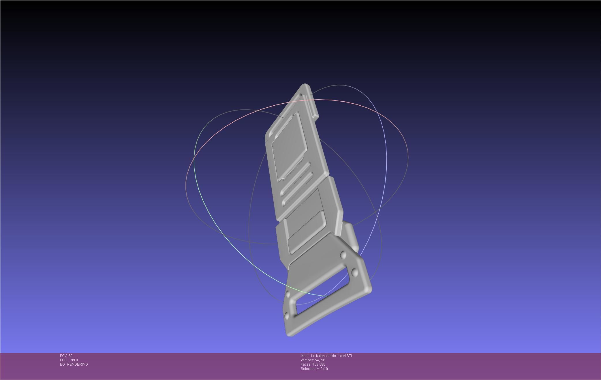 Star Wars The Mandalorian Bo Katan Belt Cover 3D print model_18