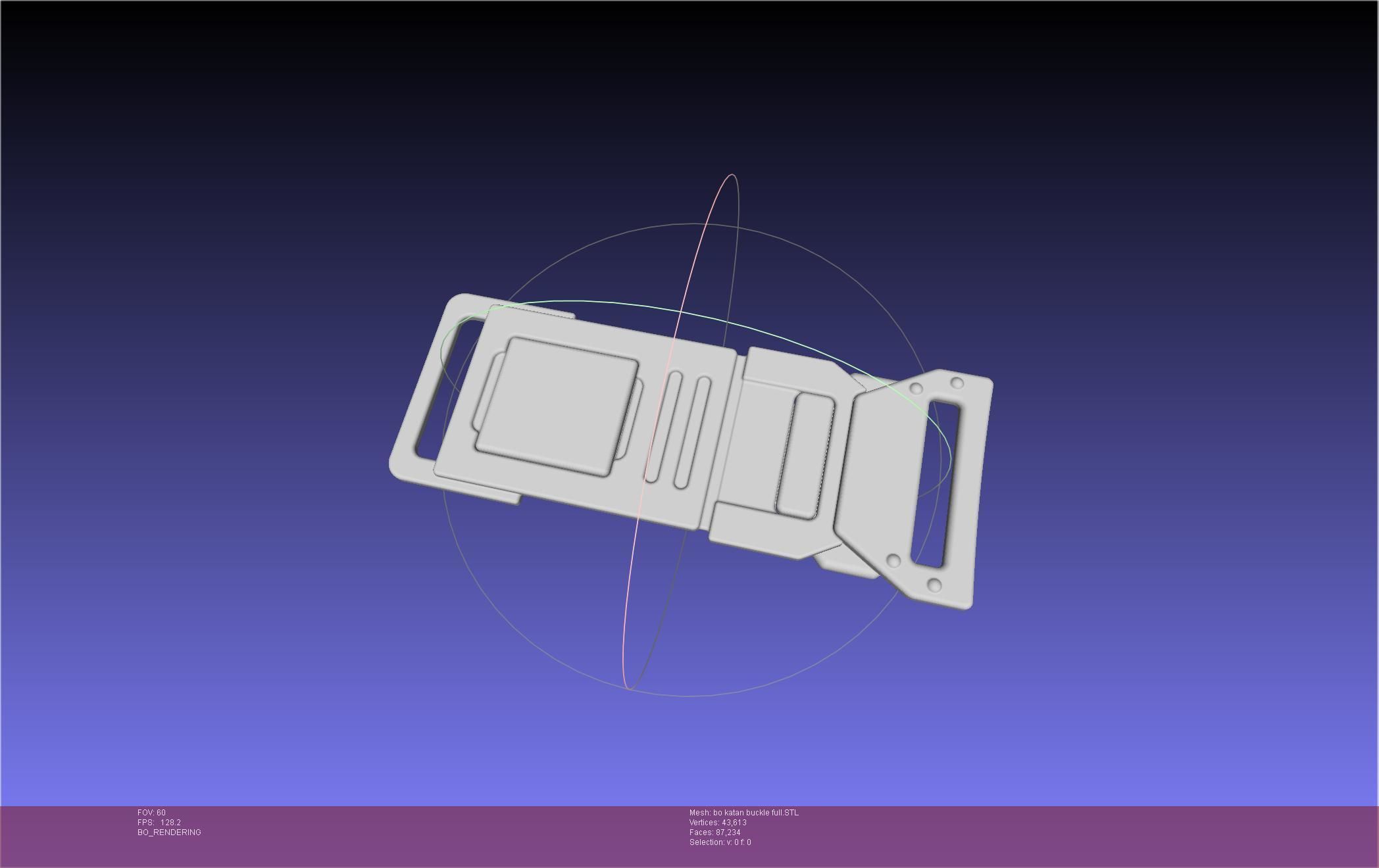 Star Wars The Mandalorian Bo Katan Belt Cover 3D print model_81