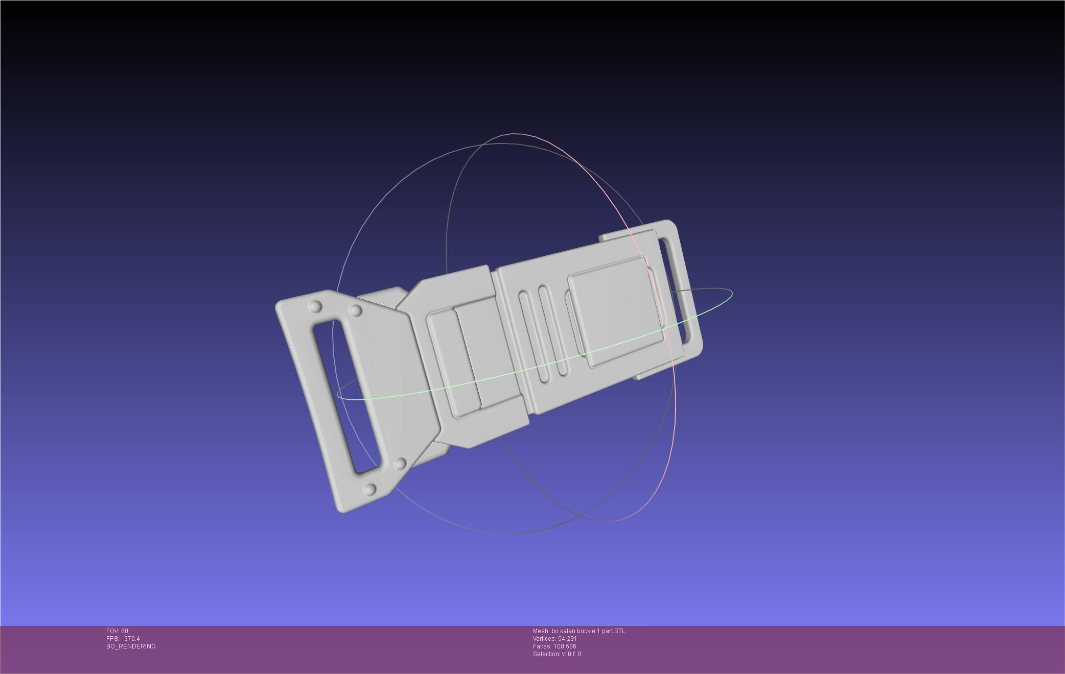 Star Wars The Mandalorian Bo Katan Belt Cover 3D print model_9