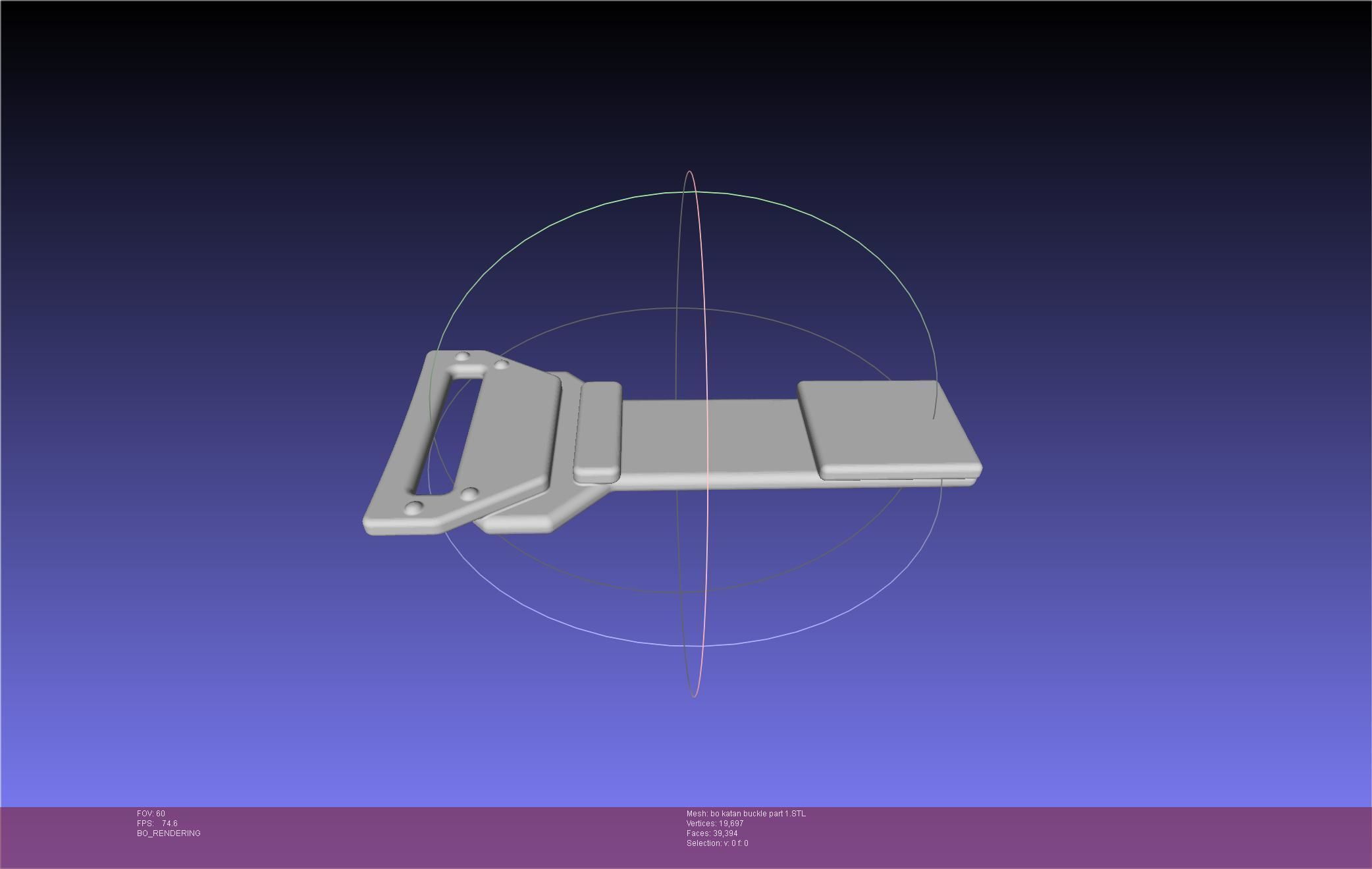 Star Wars The Mandalorian Bo Katan Belt Cover 3D print model_39