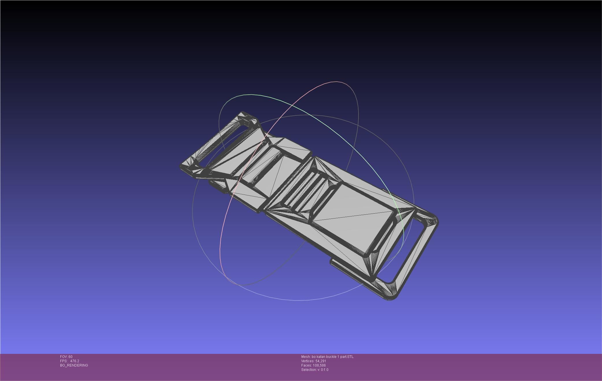 Star Wars The Mandalorian Bo Katan Belt Cover 3D print model_21