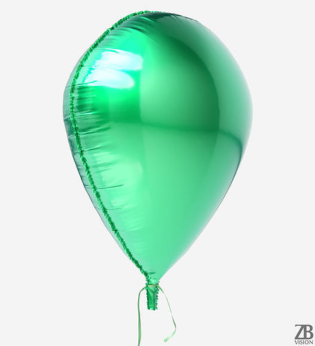 Waterdrop Foil Balloon 3D model