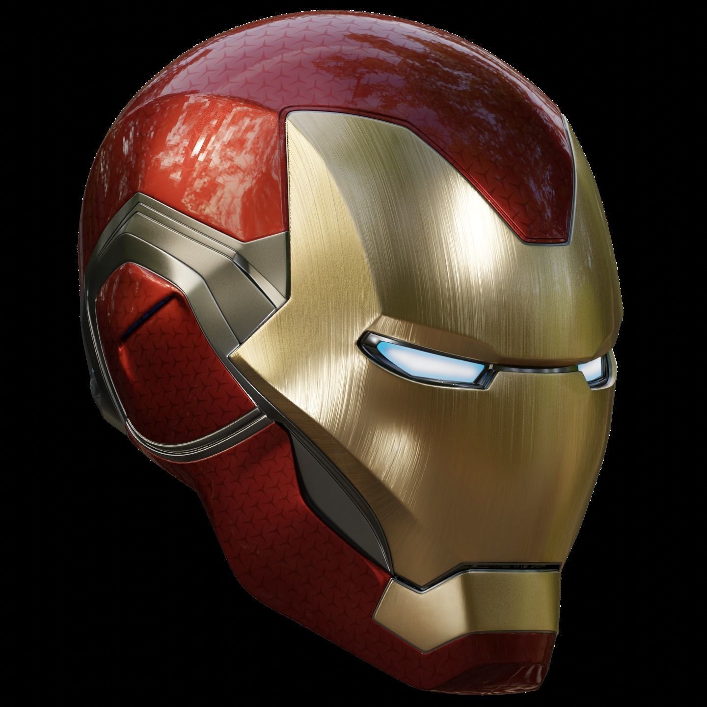 Ironman Mark 85 Helmet 3D Printable Model with Interior Details 3D print model_13