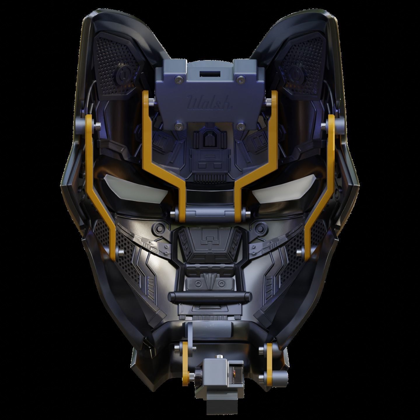 Ironman Mark 85 Helmet 3D Printable Model with Interior Details 3D print model_2