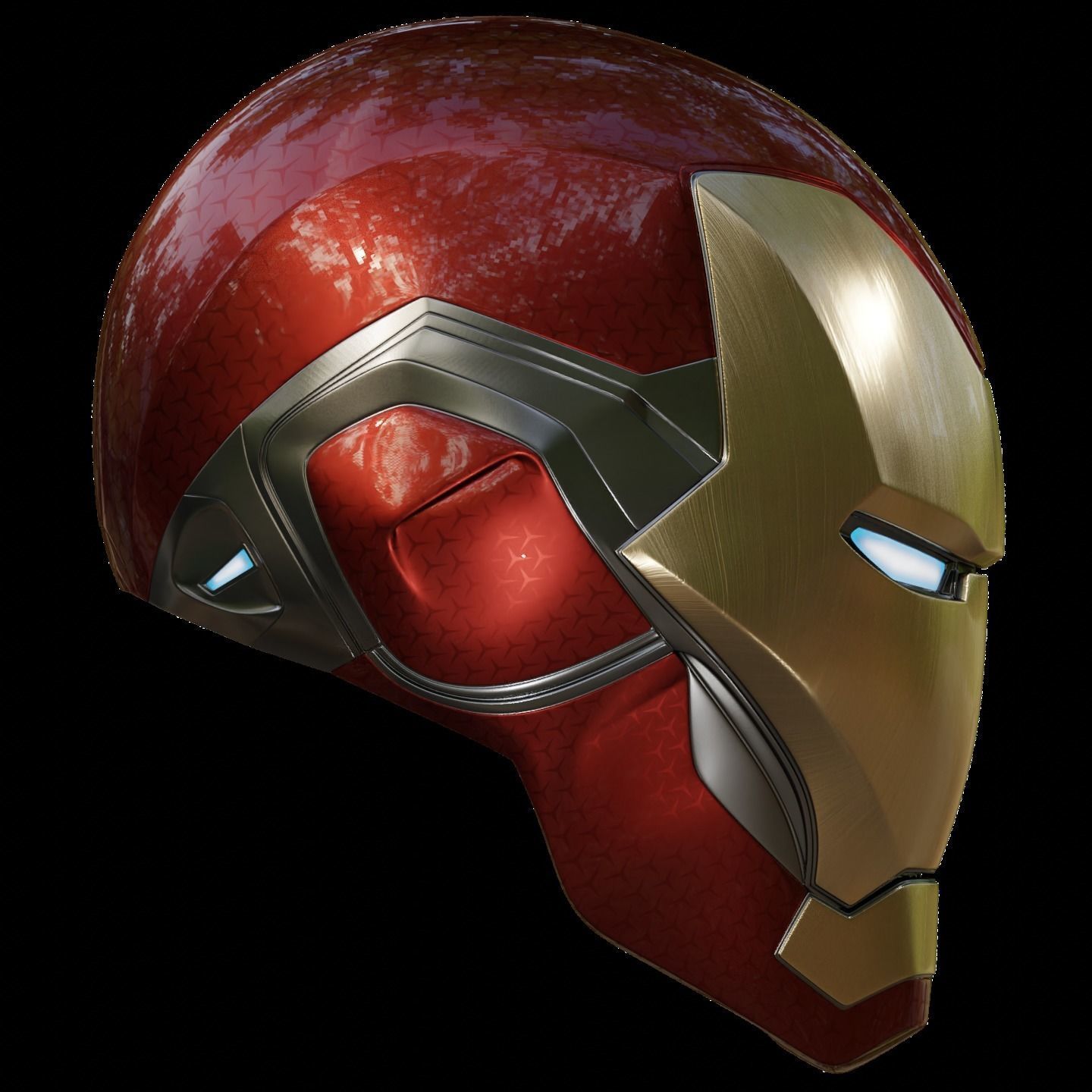 Ironman Mark 85 Helmet 3D Printable Model with Interior Details 3D print model_14