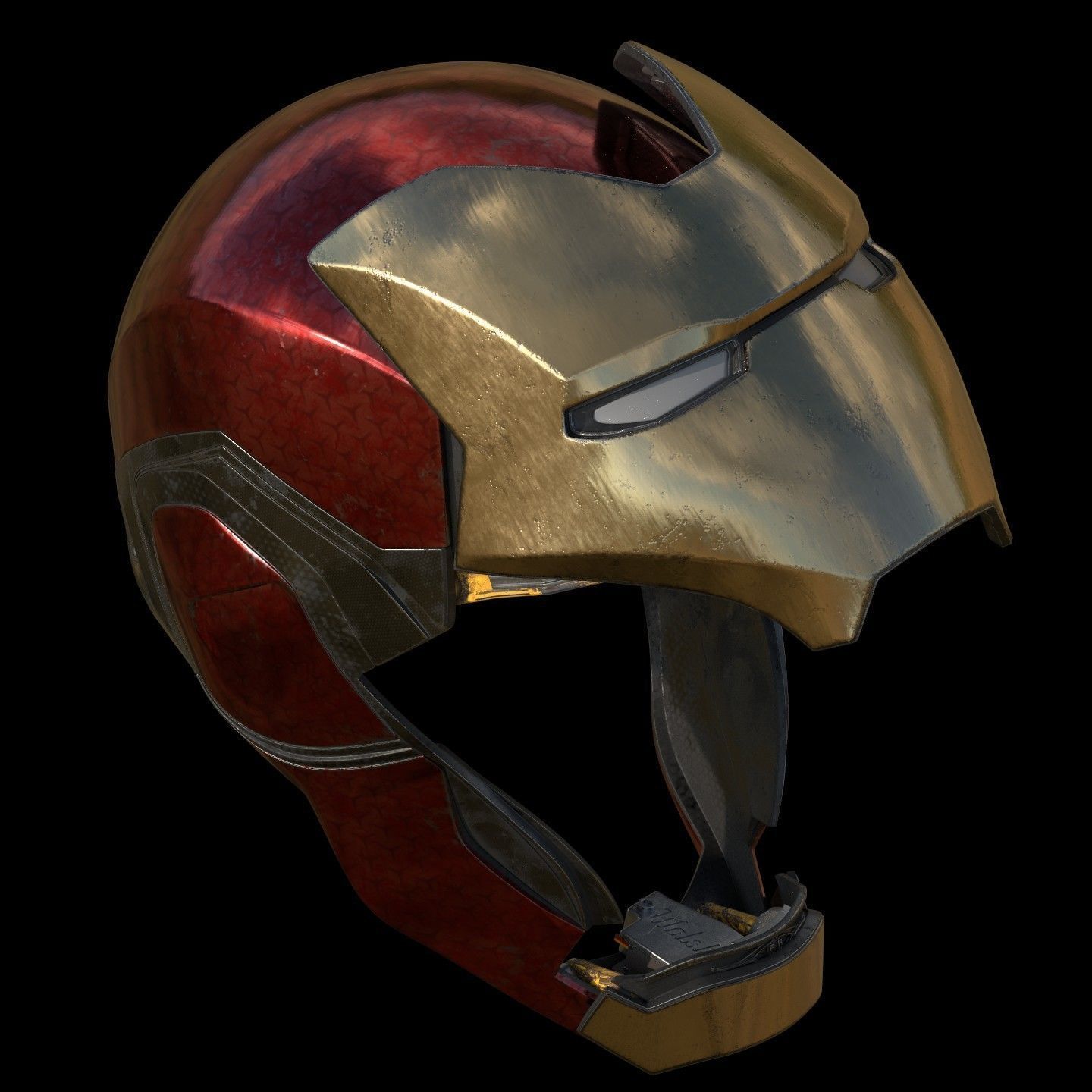 Ironman Mark 85 Helmet 3D Printable Model with Interior Details 3D print model_11