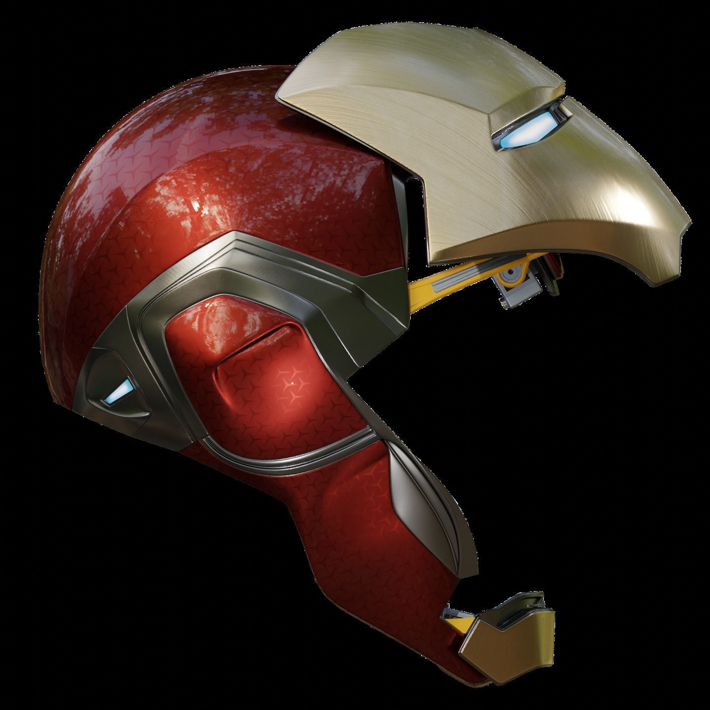 Ironman Mark 85 Helmet 3D Printable Model with Interior Details 3D print model_18