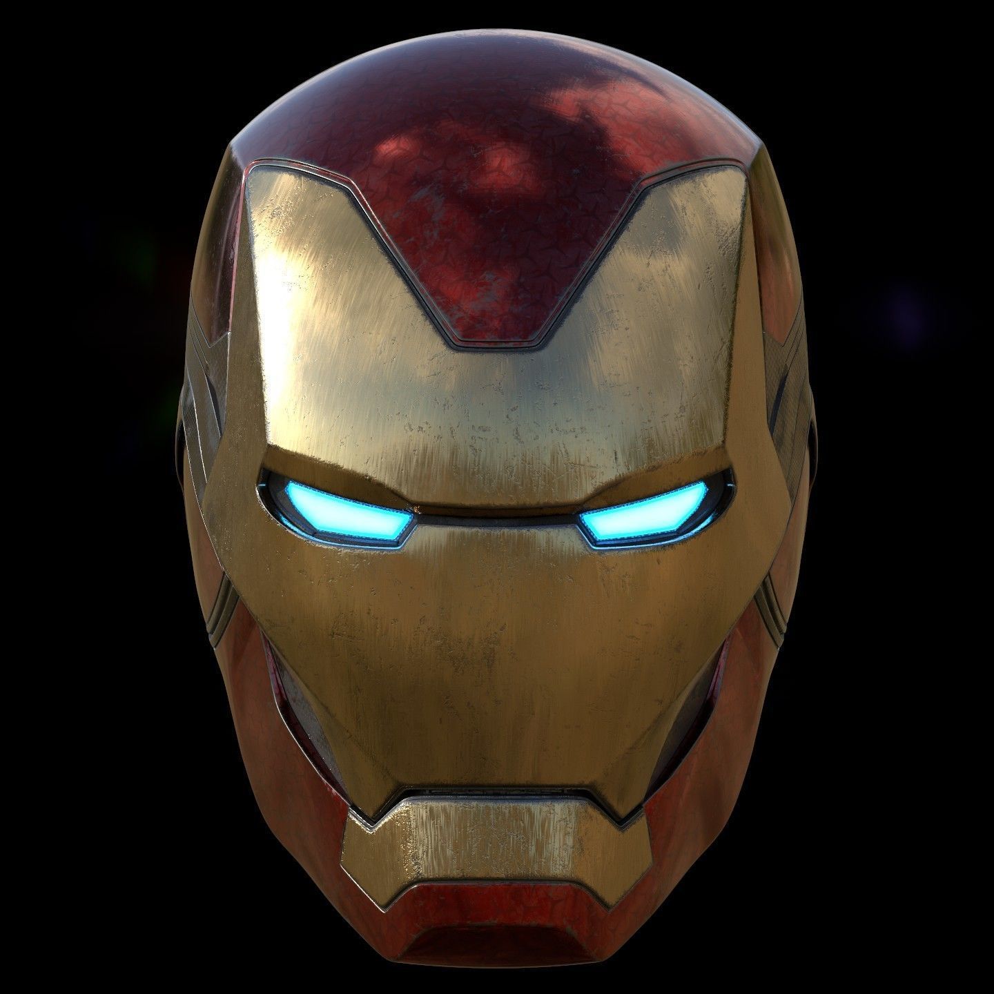 Ironman Mark 85 Helmet 3D Printable Model with Interior Details 3D print model_5