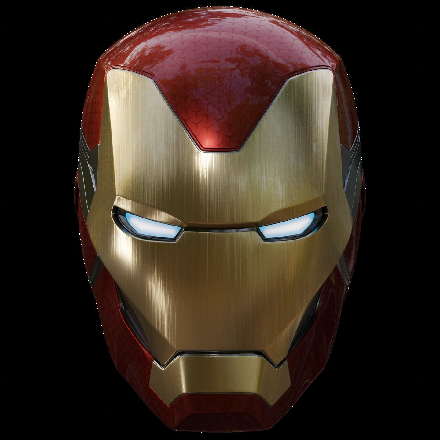 Ironman Mark 85 Helmet 3D Printable Model with Interior Details 3D print model_12