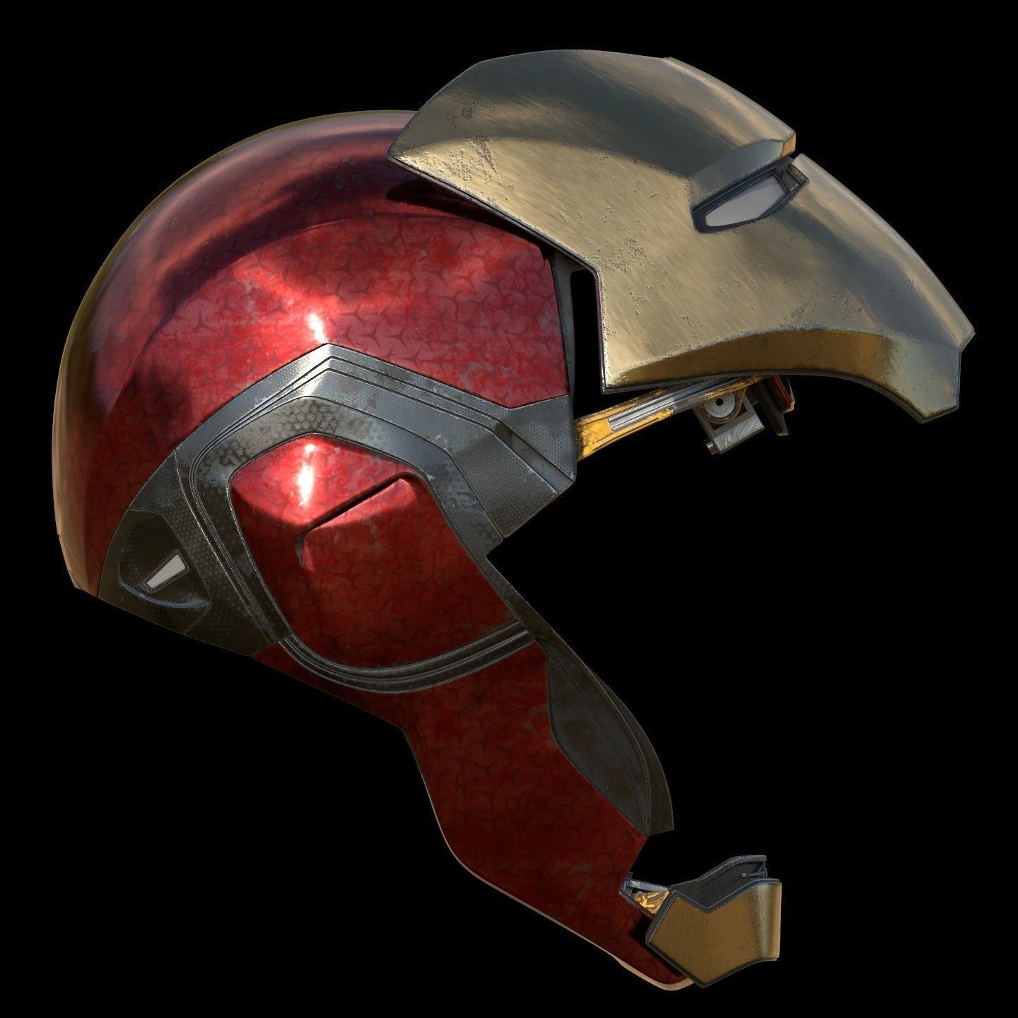 Ironman Mark 85 Helmet 3D Printable Model with Interior Details 3D print model_8