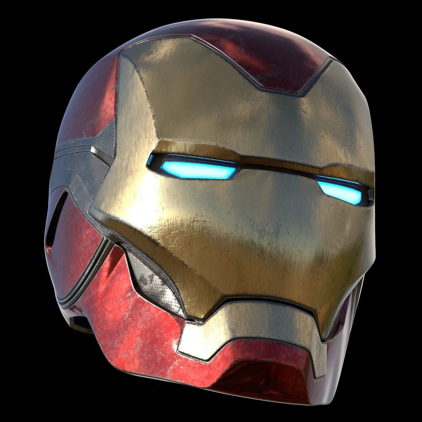 Ironman Mark 85 Helmet 3D Printable Model with Interior Details 3D print model_4