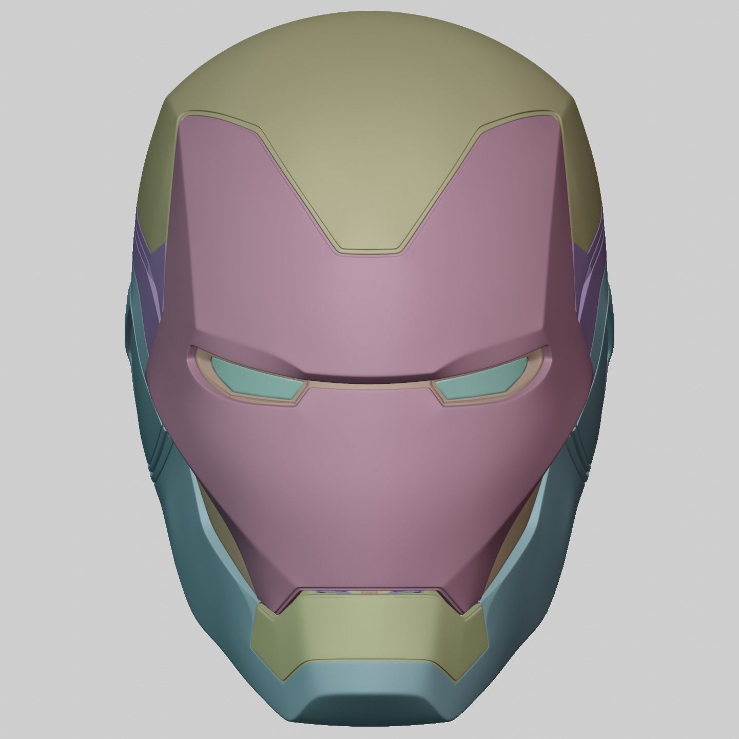 Ironman Mark 85 Helmet 3D Printable Model with Interior Details 3D print model_23