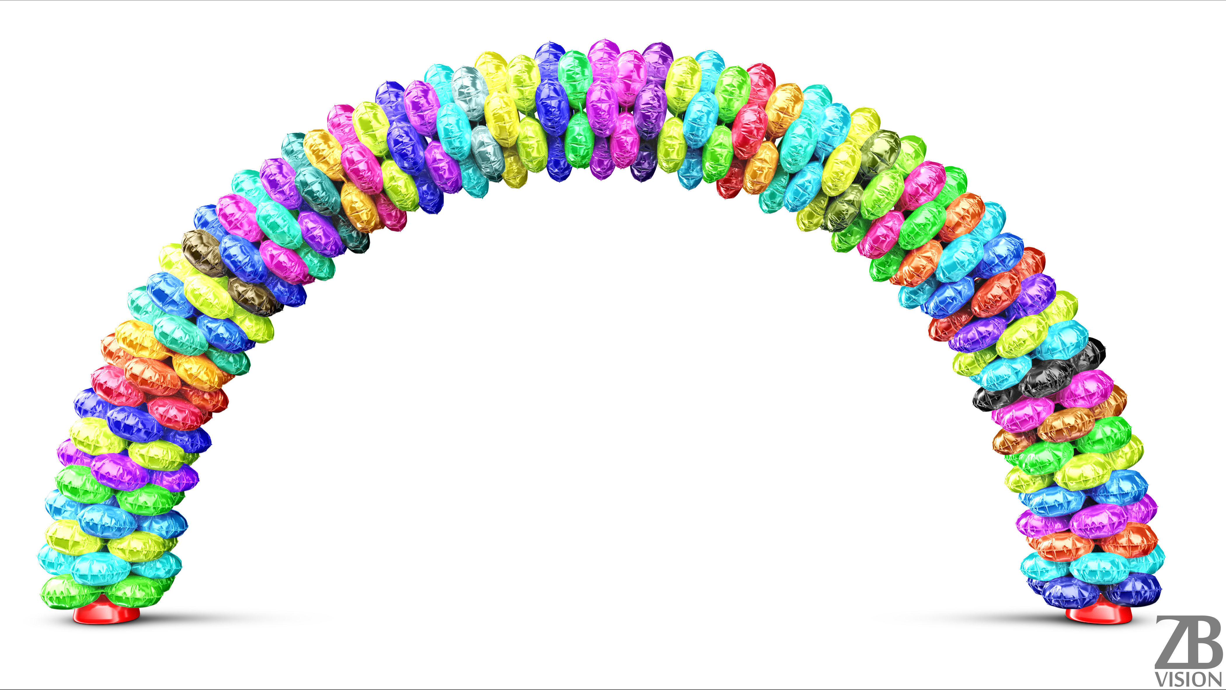 Foil Balloon 3D model_5