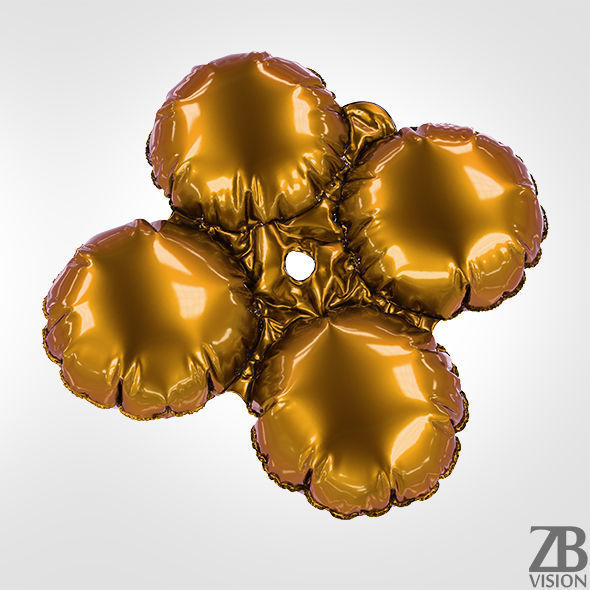 Foil Balloon 3D model_8