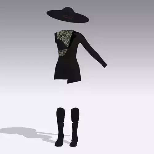 JUMPSUIT LACE MINI  BLACK