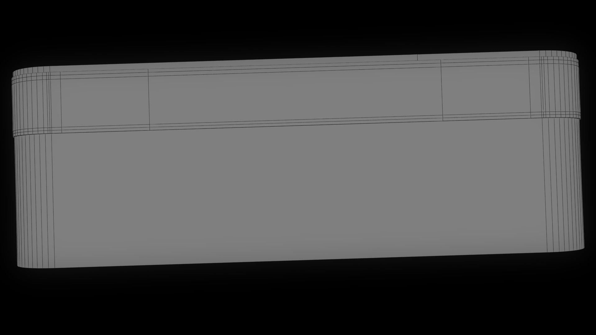 Modern Bus Stop Low-poly 3D model_21