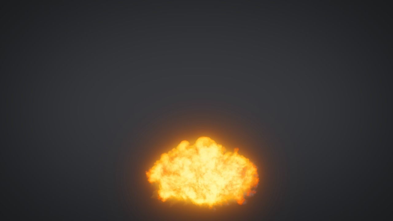 Explosion smoke cloud 3D model_3