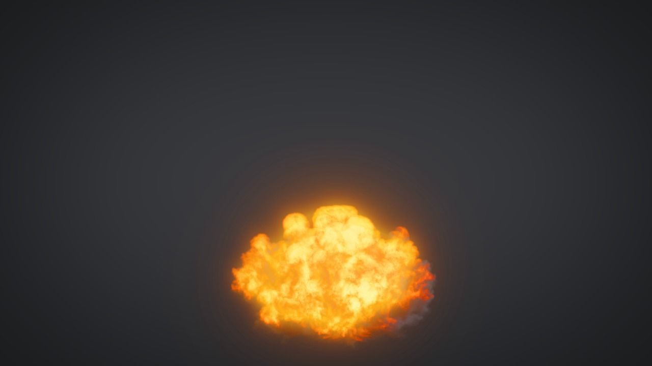 Explosion smoke cloud 3D model_10