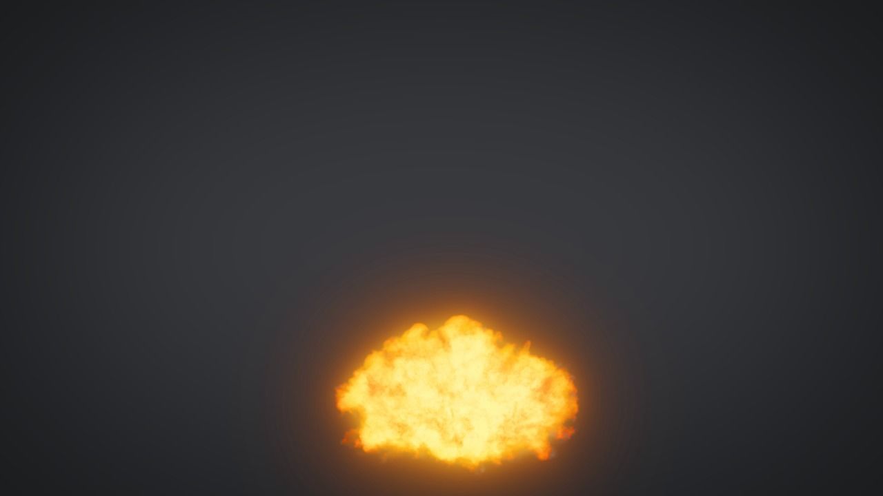 Explosion smoke cloud 3D model_1