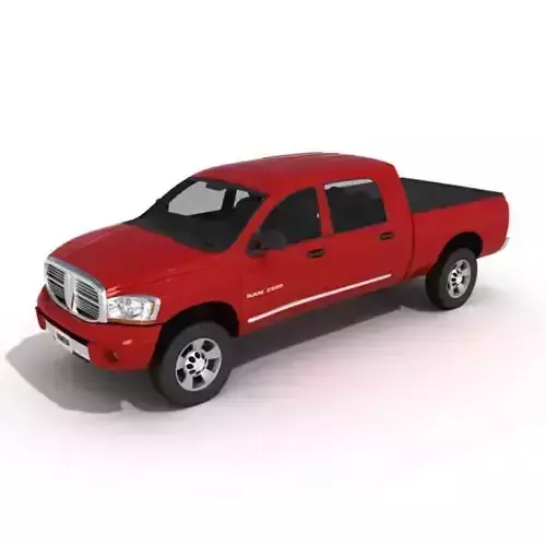 Red Dodge Truck