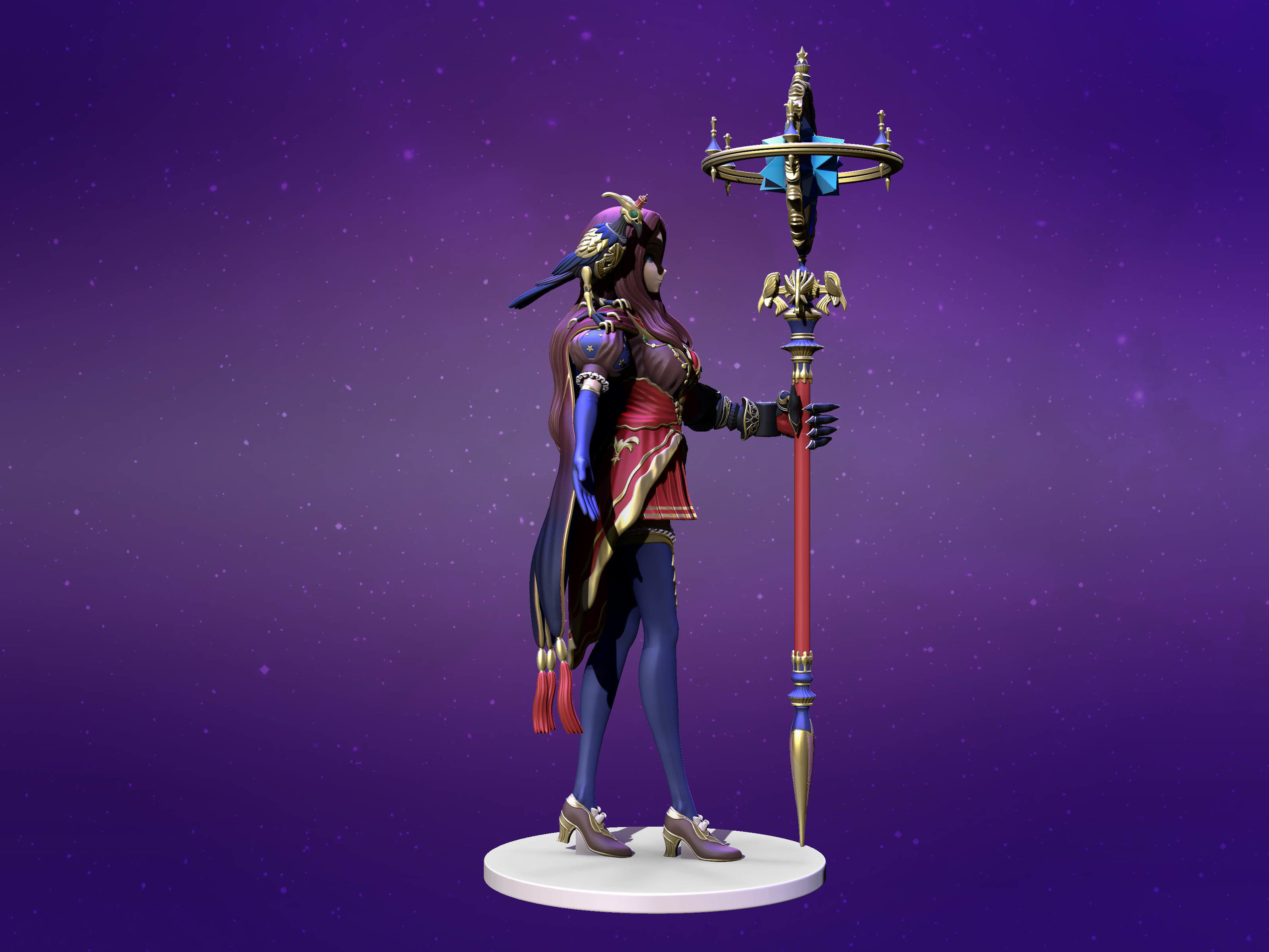 leonardo da vinci fgo 3D print model_5