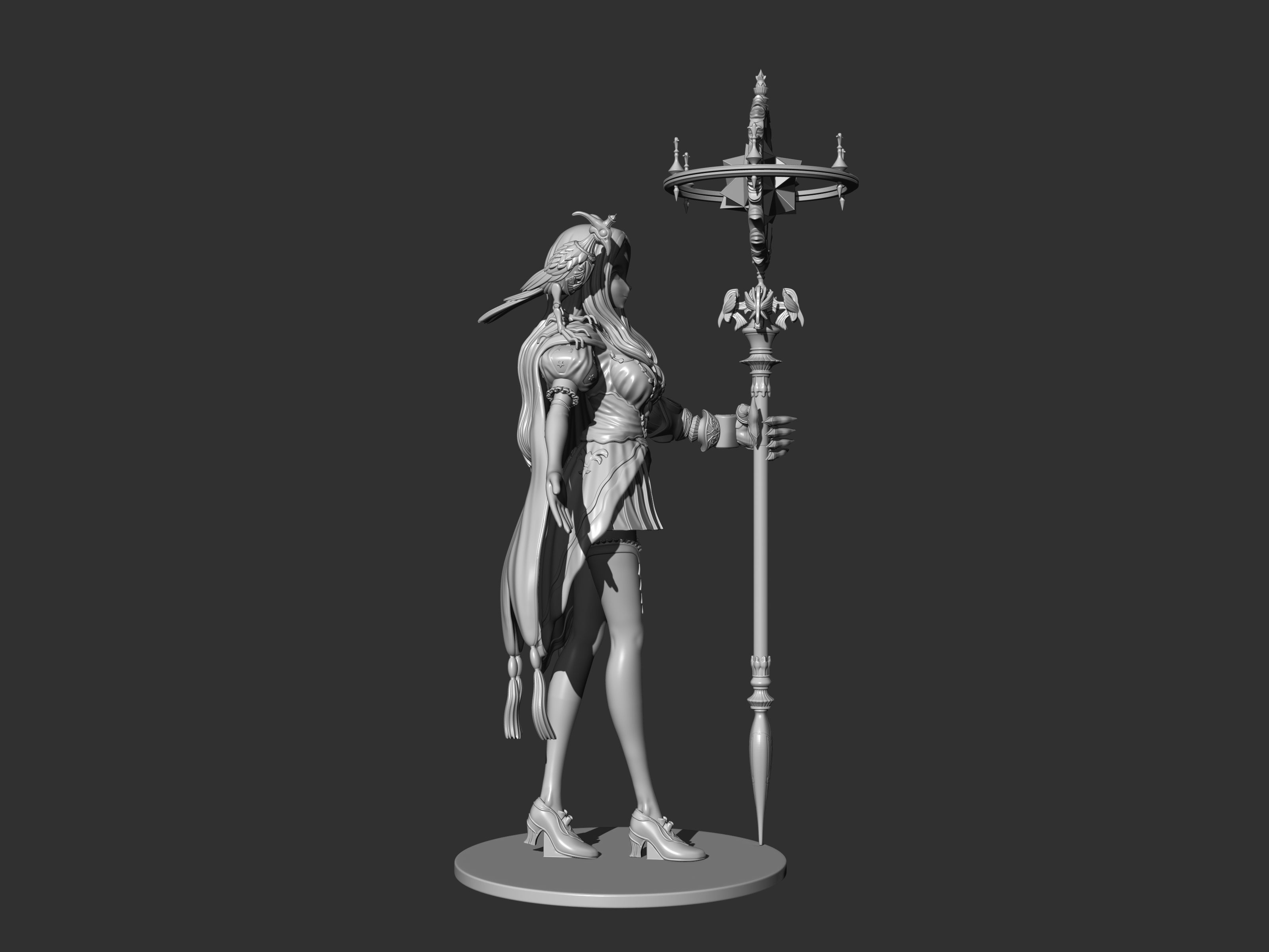 leonardo da vinci fgo 3D print model_7