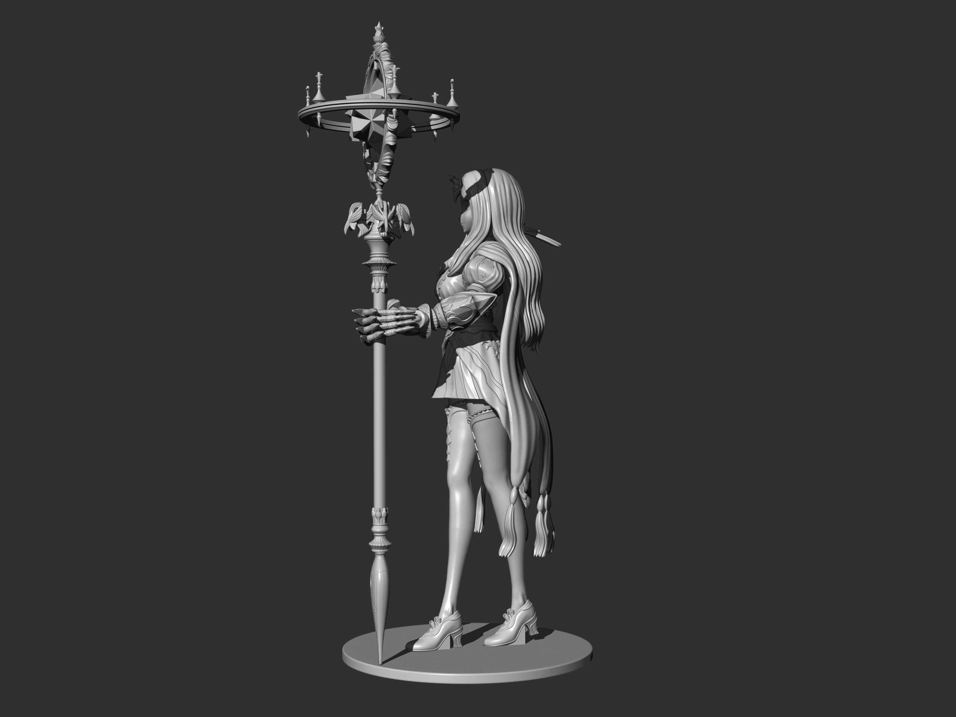 leonardo da vinci fgo 3D print model_6