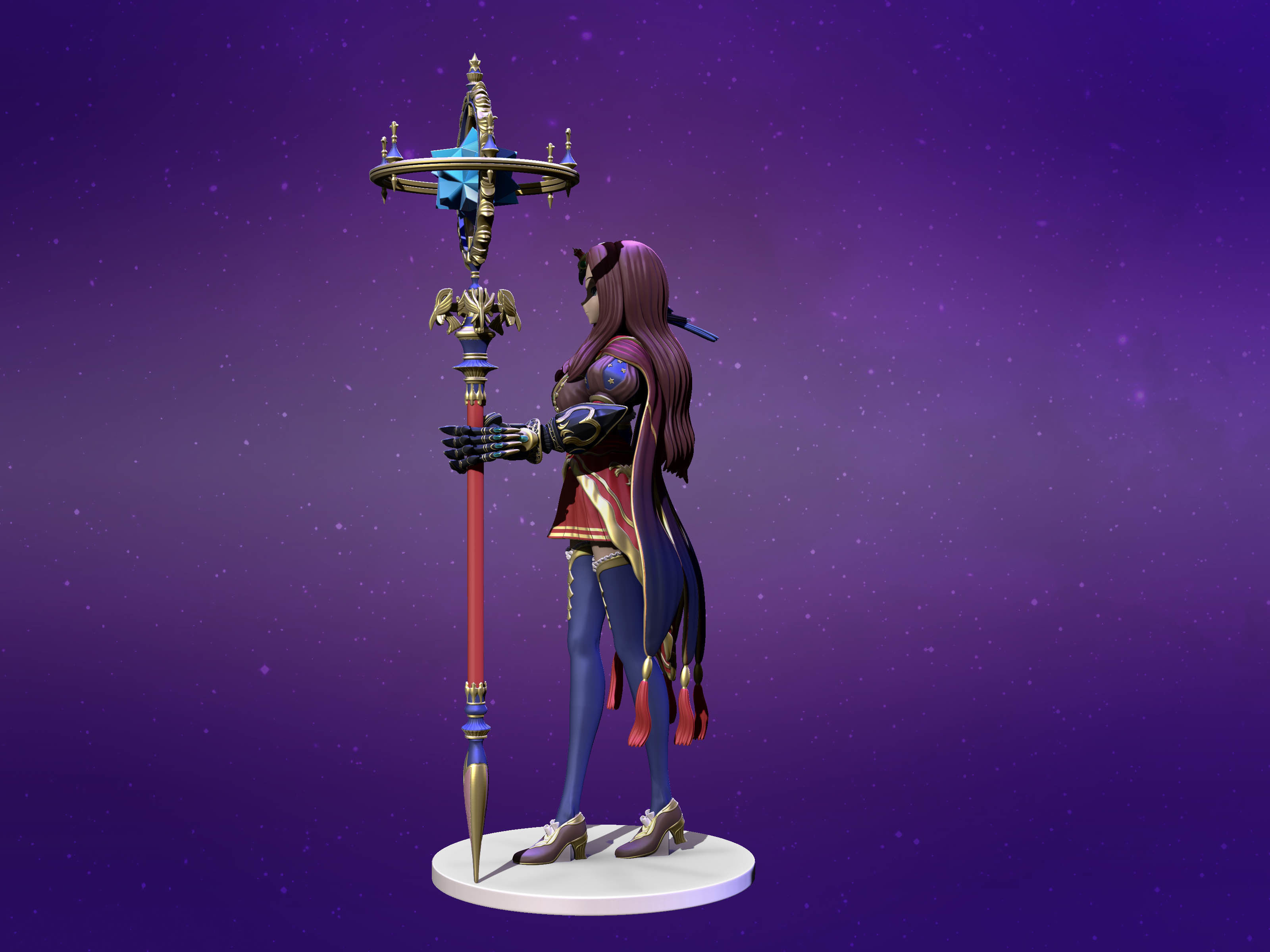 leonardo da vinci fgo 3D print model_3