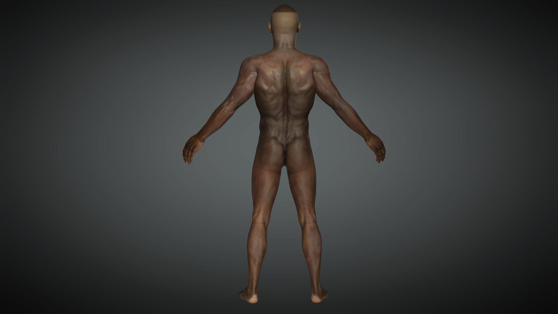 AAA Realistic Male Character 02 Low-poly 3D model_10