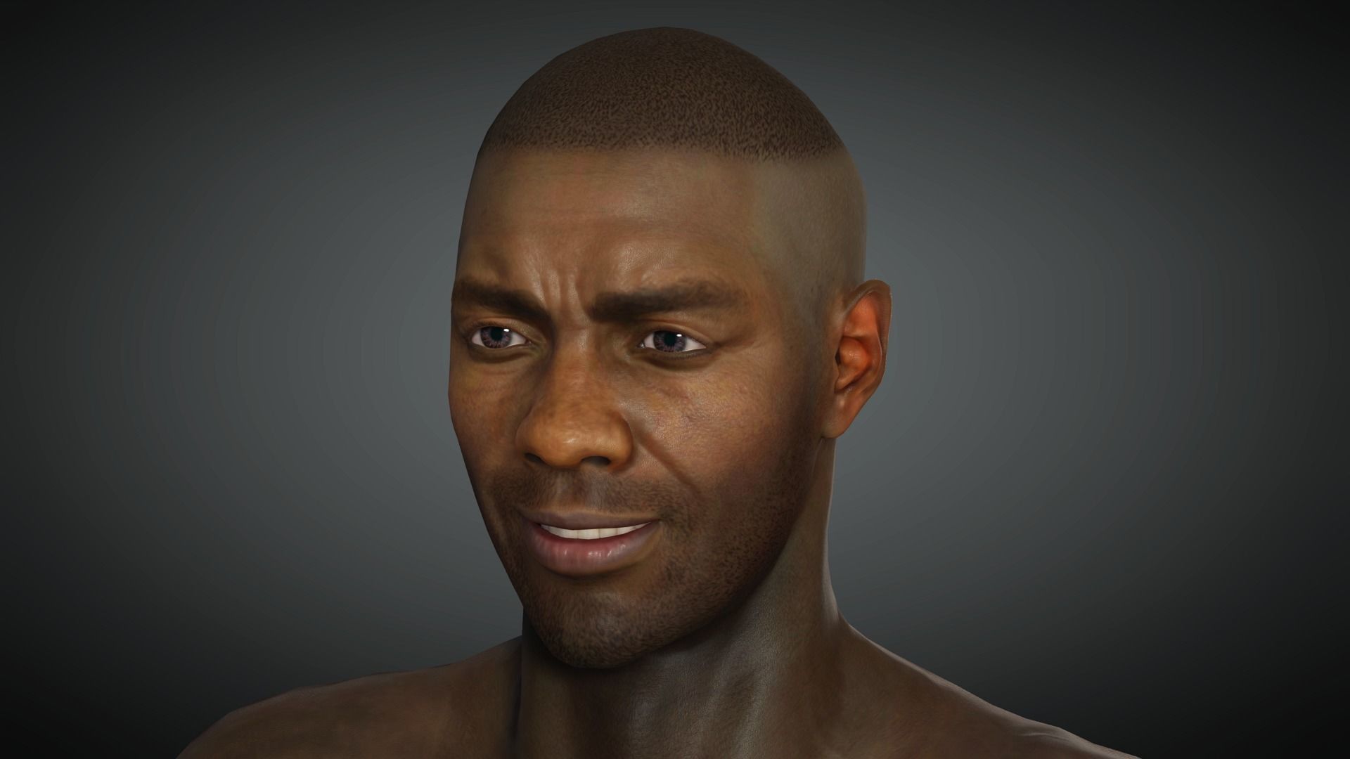 AAA Realistic Male Character 02 Low-poly 3D model_13