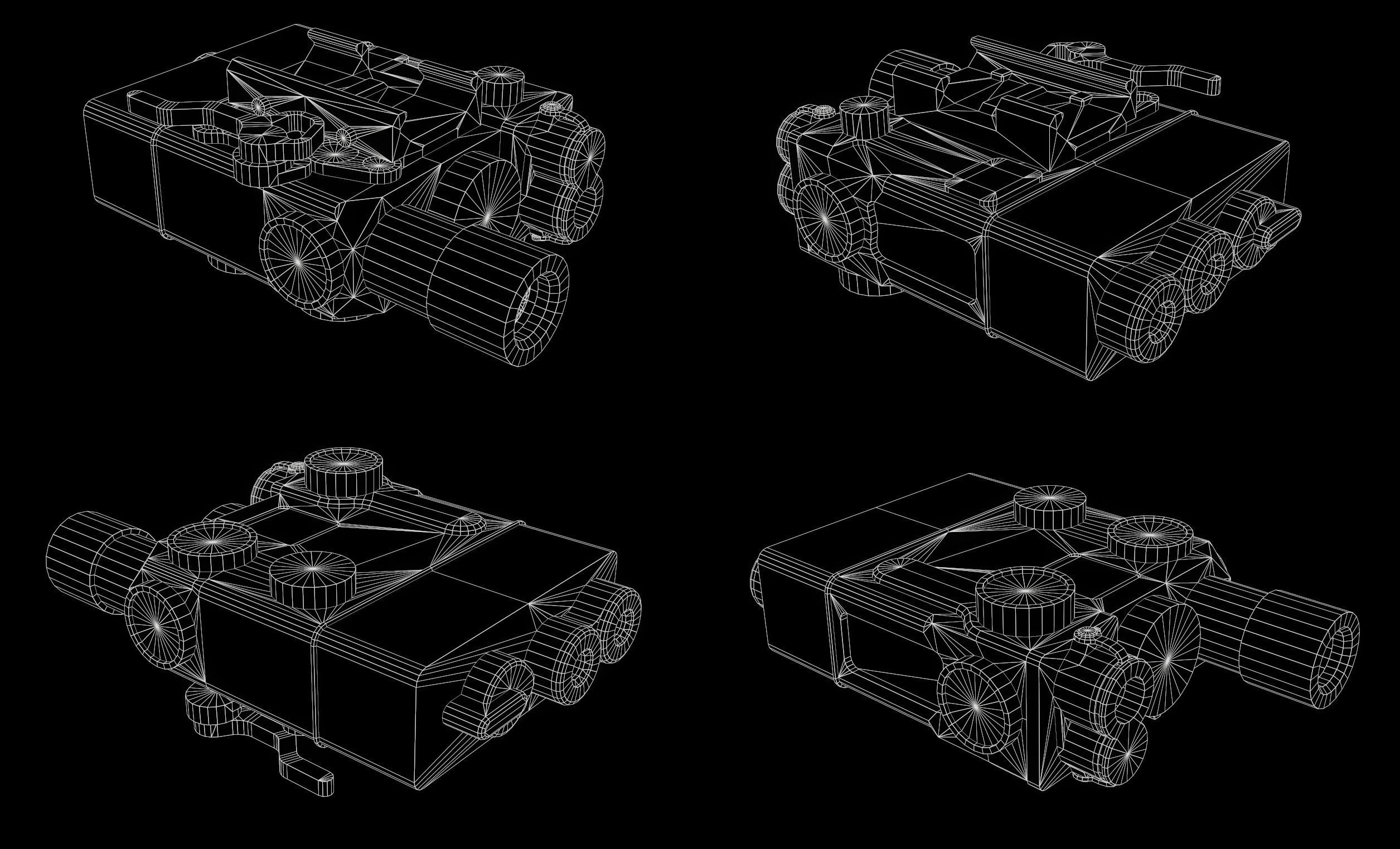 Steiner eOptics DBAL-A3 Aim Laser - AAA PBR Game Ready Low-poly 3D model_5