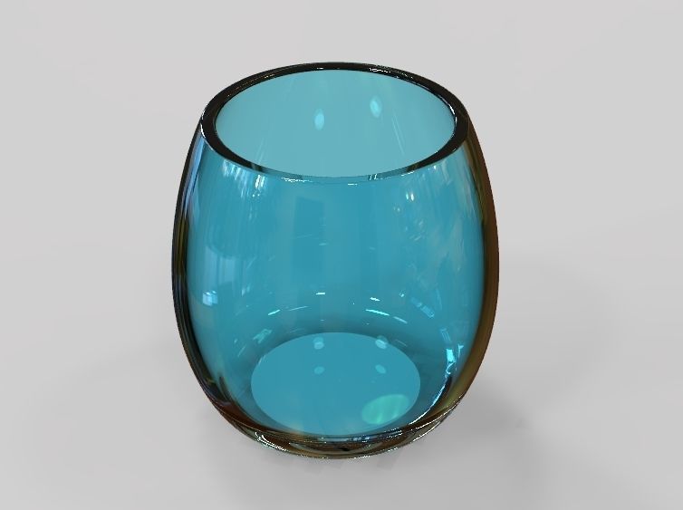 Juice Glass 3D print model_11